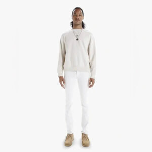MOTHER The Neat The Devil May Care Chalk Jeans in White